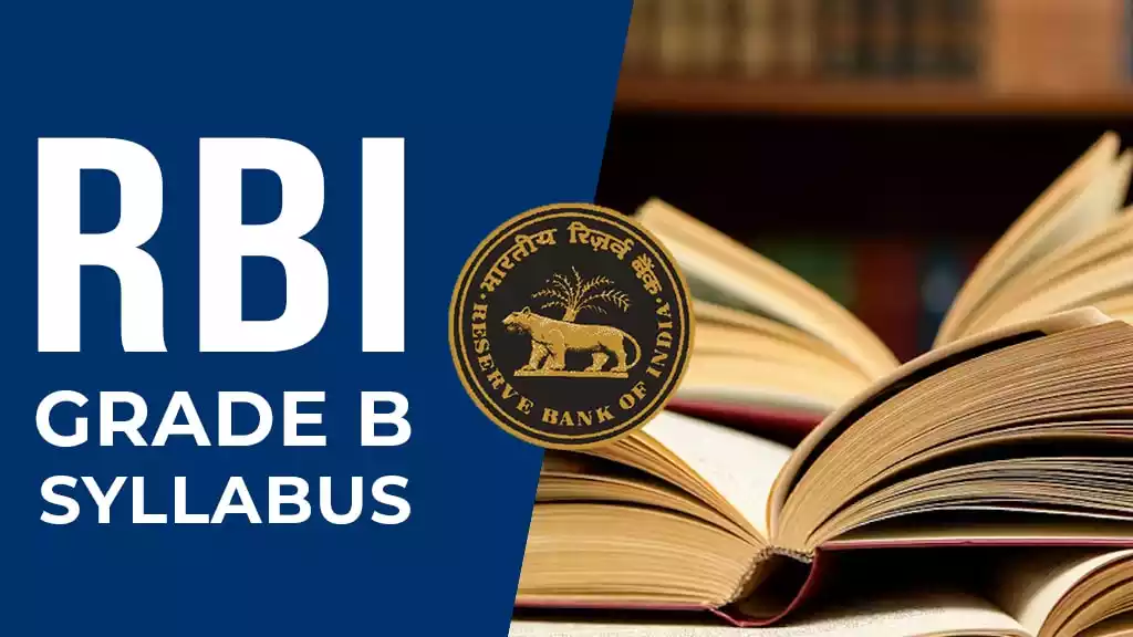RBI Grade B Syllabus for the RBI Examination