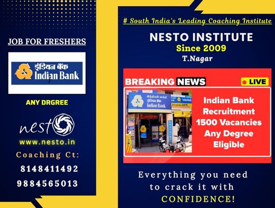 NESTO IBPS Recruitment Notification 2025