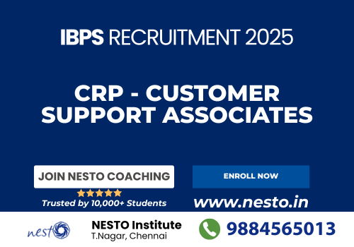 NESTO - IBPS Recruitment CSA 2025